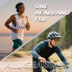 Wide Headbands for Men, Men’s Headbands for Long Hair, Head Bands for Men for Workout, Running, Baseball, Football, Tennis, Basketball, Softball, 8 Pieces
