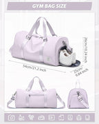 Gym Bag Womens,Travel Duffel Carry on Bag Sport Tote Bag Weekend Overnight Bag
