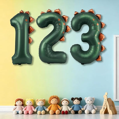 Dinosaur Number 2 Balloon, 30 Inch Birthday Party Decorations - Image 5