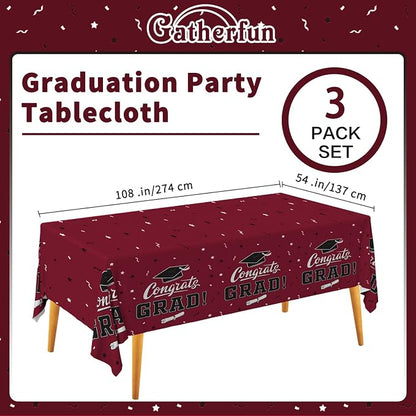 Graduation Tablecloths Graduation Party Table Decorations Waterproof Plastic - Image 5
