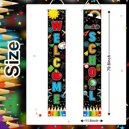 Welcome Back to School Decorations Back to School Door Banner Classroom Welcome - Image 5