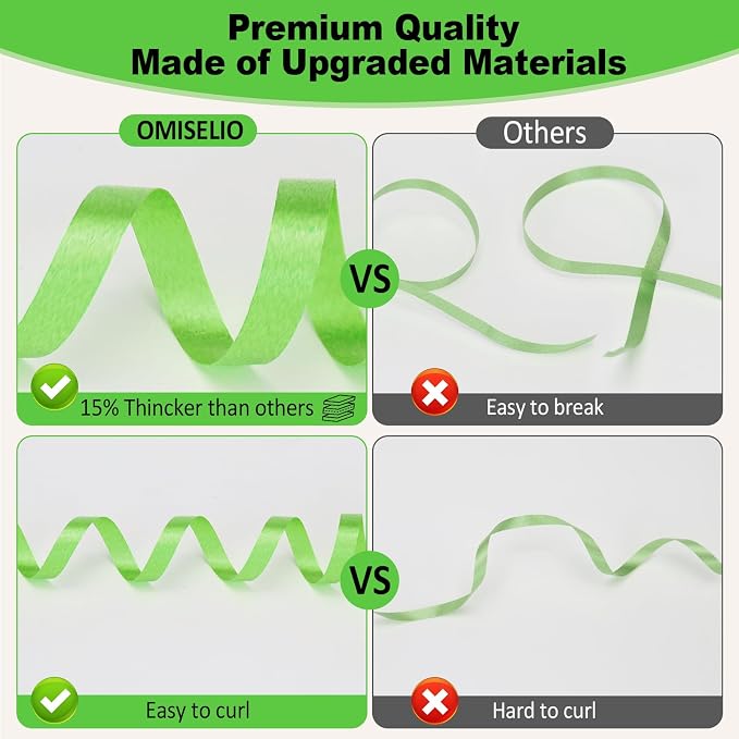 Lime Green Curling Ribbon - Image 4