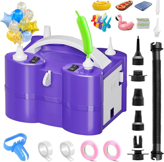 FLSEPAMB Electric Balloon Pump, 3-in-1 Portable Electric Air Balloon Blower by FLSEPAMB