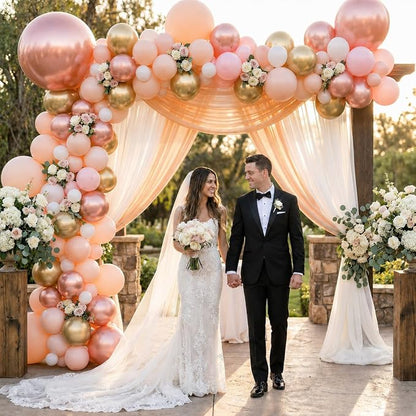 Rose Gold Balloons - Image 4