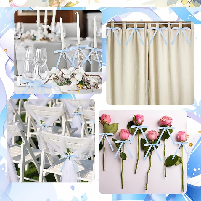 Riceshoot Light Blue Bows - Image 6