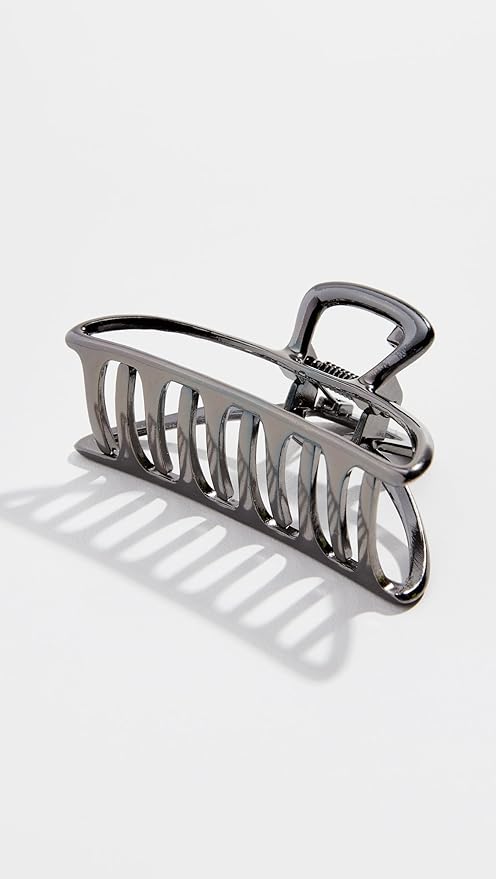 Kitsch Metal Hair Clips for Women - Durable & Elegant Metal Claw Clips, Perfect for Everyday Use & Special Occasions - Hematite | Ideal Gifts for Women, 1 Piece