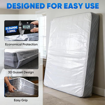 TICONN 2PK Plastic Mattress Bag - Image 2