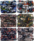 Headband Neck Gaiter Head Wrap Headwear Face Mask Magic Scarf Bandana for Men and Women