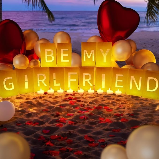 Be My Girlfriend Light Up Letters, Include Light up Letters, - Image 8