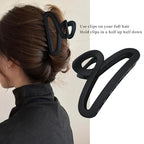 Hair Claw Clips, Large Non-Slip Unbreakable 4.3 Inch Matte Hair Claws for Women Long or Thick Curly Hair, 4 Pack