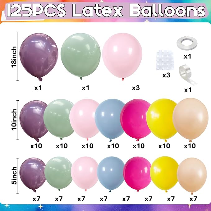 Spring Balloons Garland Arch Kit - Image 2
