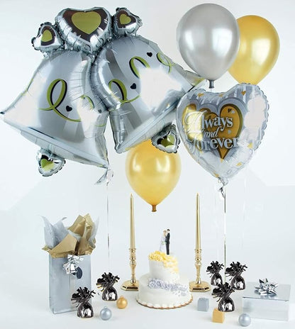 ROYALHOUSE Metallic Wrapped Balloon Weights - Image 3