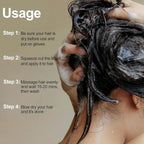 Dark Brown Hair Dye Shampoo for Men and Women, Hair Color Shampoo For Home Use, 16.9 Fl Oz (Dark Brown)