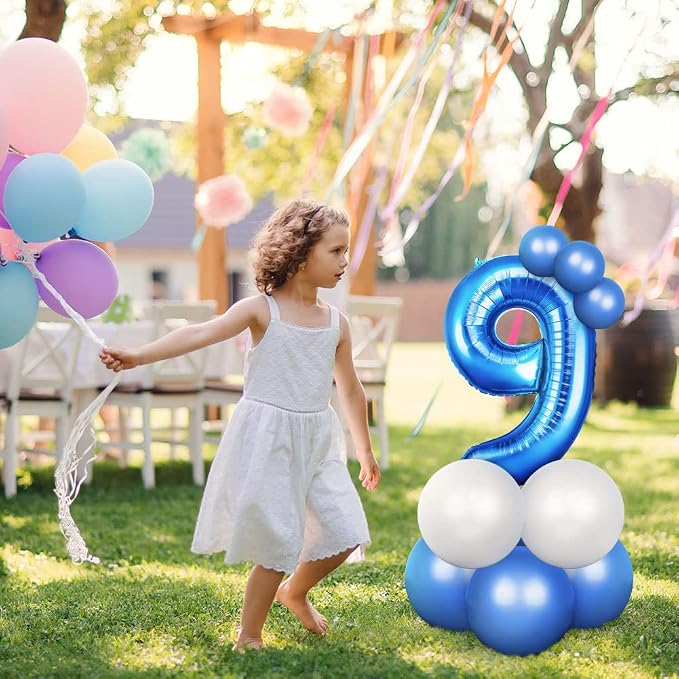 OFFCUP 40 Inch Blue Number 50 Balloon - Image 6
