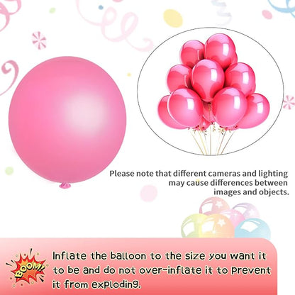 Pink Balloon Arch Kit 111Pcs 18 12 5 Inch Latex Party Balloons Garland - Image 3