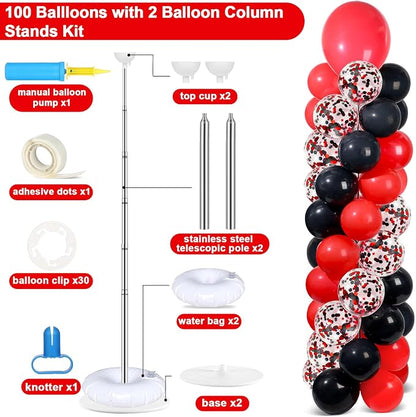2 Sets Adjustable Balloon Column Stand Kit - Image 2