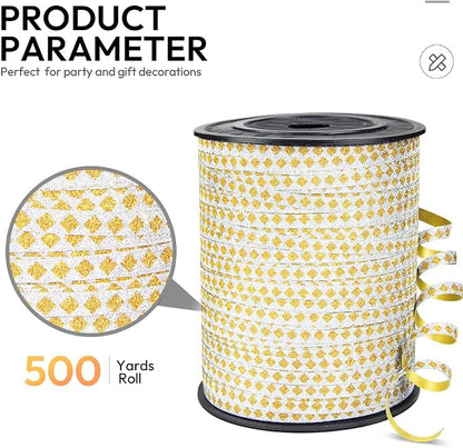 500 Yards Shiny Glitter Curling Ribbon - Image 2