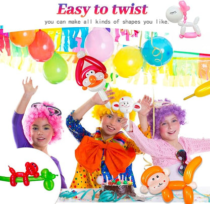 White 260 Balloons, Thickening Long Balloons - Image 6