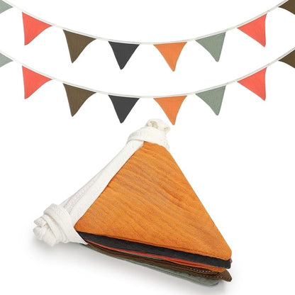 Oudain 2 Pcs Pennant Banner Flags Nursery Garland Triangle Bunting Flags by Oudain
