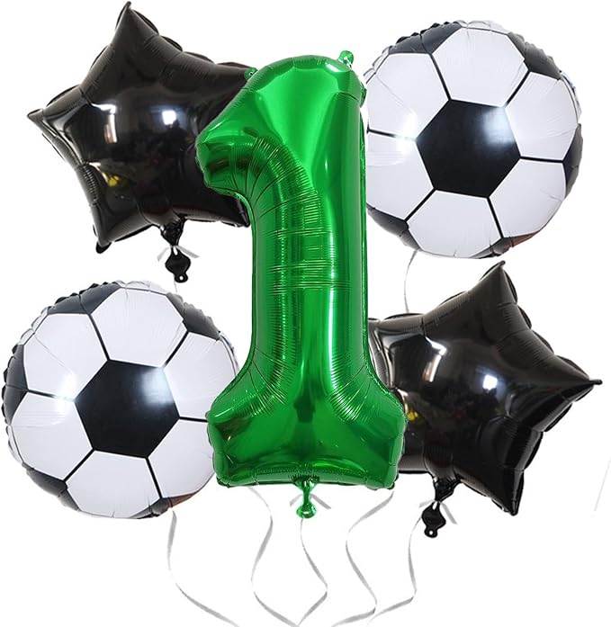 Number Balloons Green Party Balloon - Image 6