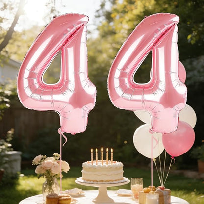 40 Inch Number 44 Balloons for 44th Birthday Party Decorations, 0-100 Jewelry - Image 3