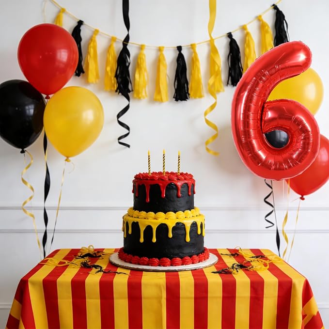 40 Inch Red Foil Number 6 Balloon - Image 6