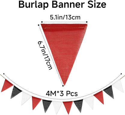 G2PLUS Triangle Flag Bunting, Pennant Banner and Decorative Garland, 39Ft | - Image 2