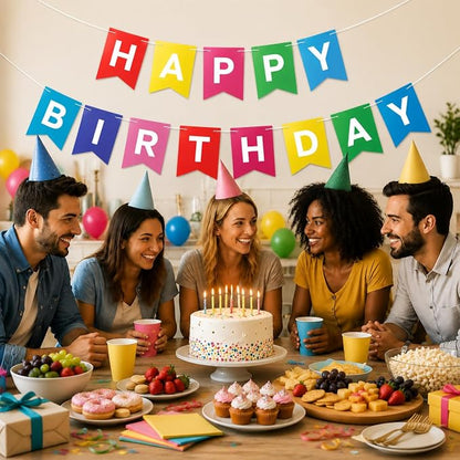 Colorful Happy Birthday Banner Sign - Image 7
