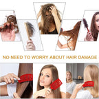 Magical Ultra Detangling Brush for Wet or Dry Hair, Detangler Brush, Fast Drying Styling Massage Hairbrush for Men, Women and Kids (2pcsRainbow-B)