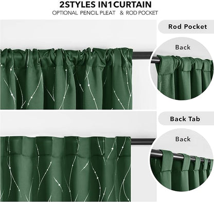 Deconovo Blackout Back Tab Curtains - Image 5