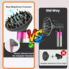 Upgraded Large Diffuser Attachment for Dyson Airwrap Styler HS01/HS05/HS08- Nozzle to Dryer Faster & Define Curls Hair,Hair Dryer Diffuser Attachment,Heat Resistant Diffuser for Airwrap Attachments