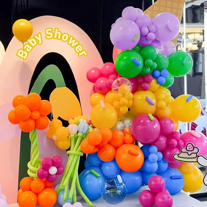 MEBAY Rainbow Balloon Arch Kit - Image 3