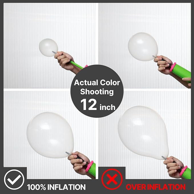 PartyWoo Clear Balloons 101pcs Transparent Latex Helium Balloons 12 Inch | - Image 4