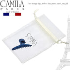 Camila Paris CP3229 French Hair Clip for Women, Narrow, Strong Hold Grip Double Teeth Girls Hair Claw Clips Jaw, Fashion Durable Styling Hair Accessories for Women, Made in France