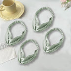 4PACK Womens Silk Headband Satin Headbands Silky Hairband Wide Head Bands Hair Wrap Fashion Hairbands Accessories