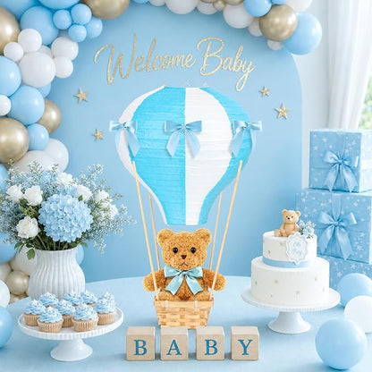 6 Sets Bear Hot Air Balloon Decorations Table Centerpieces - Image 4