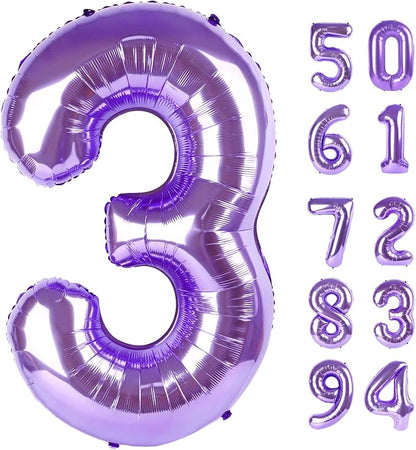 Purple 3 Balloon by IWERP