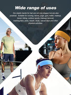 DRESHOW 8 Pack Sports Headbands for Women Non-Slip Stretchy Fashion Hairband Curly Hair Headband Soft Hair Accessories for Daily Wear Workout Yoga Running