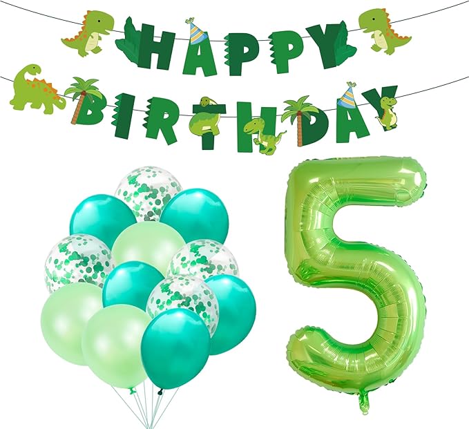 Dinosaur Birthday Banner, Dinosaur Theme Party Decorations by GLASNES
