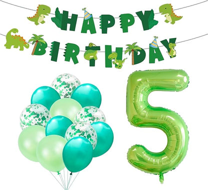 Dinosaur Birthday Banner, Dinosaur Theme Party Decorations by GLASNES