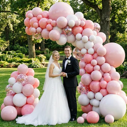 Pink and White Balloons Arch Kit, Baby Shower, Gender Reveal, Birthday - Image 4