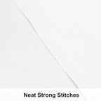 NTBAY 12 Pack Satin Standard Pillowcases for Hair and Skin, Luxurious and Silky Pillow Cases with Envelope Closure, 20x26 Inches, White