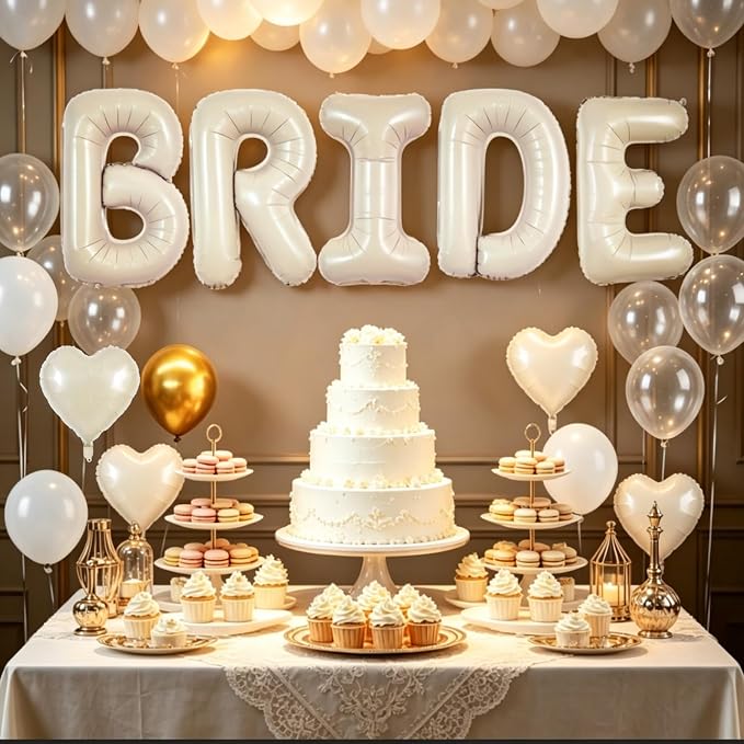 TONIFUL 40 Inch Giant Bride Balloon Bachelorette Party Decorations - Image 4