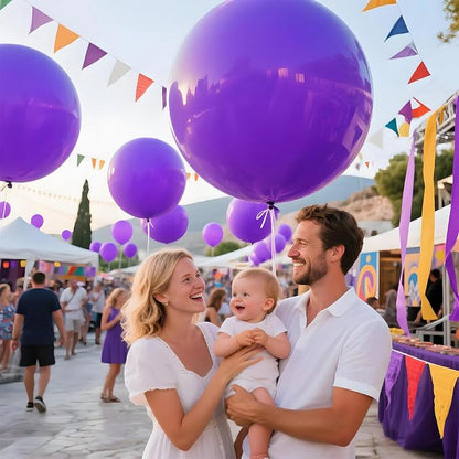 Purple Balloons 9pcs, 36 Inch Large Balloons - Image 6