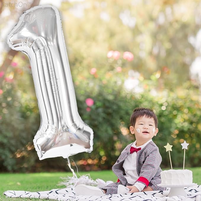 KatchOn, Happy Birthday Number Balloon | 1 Balloon - Image 7