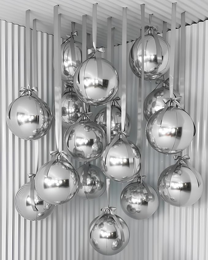 Jenaai 30 Set Round Foil Balloons Bulk 22 Inch 4d Metallic Giant Balloons Set by Jenaai