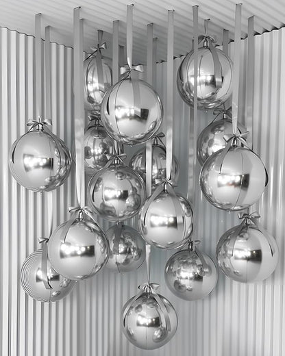 Jenaai 30 Set Round Foil Balloons Bulk 22 Inch 4d Metallic Giant Balloons Set by Jenaai