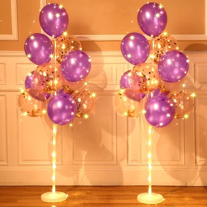 2 Set Floor Balloon Column Stand Kit by Sosation