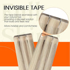 Full Shine Tape in Hair Extensions Injection Human Hair Tape in Extensions Color 18/613 Ash Blonde Injected Reusable Extension Remy Seamless Skin Weft 24Inch 50Gram 20Pcs for Women