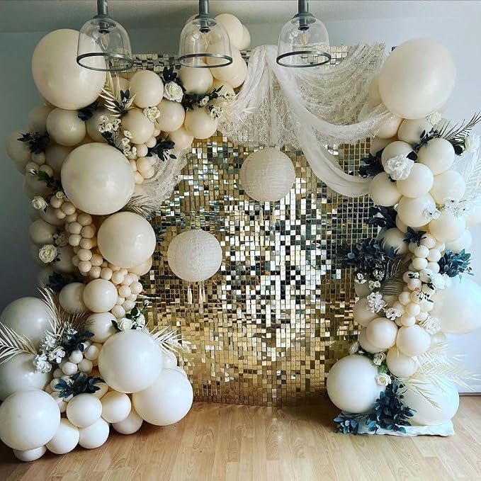 Double Stuffed White Sand balloons Different Size 115Pcs 5/10/12/18 Inch Sand - Image 5